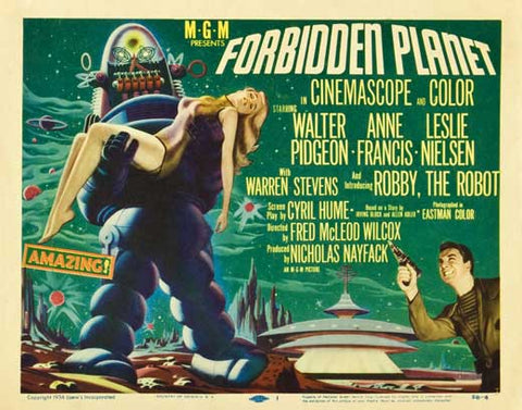Forbidden Planet 30 x 40 Movie Poster UK - Style A