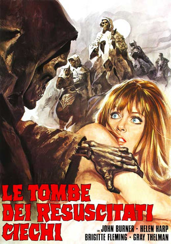 Tombs of the Blind Dead 27 x 40 Movie Poster - Italian Style A