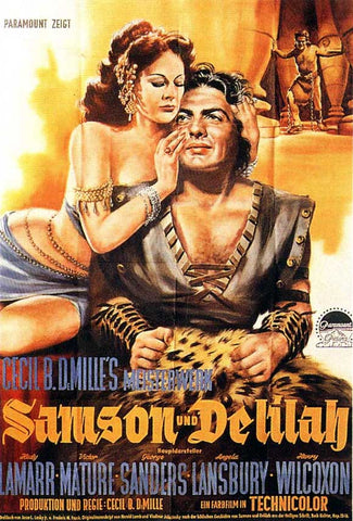 Samson and Delilah 11 x 17 Movie Poster - Style I