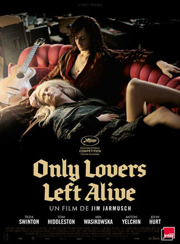Only Lovers Left Alive 27 x 40 Movie Poster - French Style A - in Deluxe Wood Frame