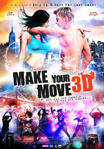 Make Your Move 27 x 40 Movie Poster - Dutch Style A - in Deluxe Wood Frame