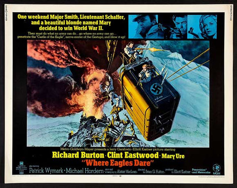 Where Eagles Dare 22 x 28 Movie Poster - Half Sheet Style A