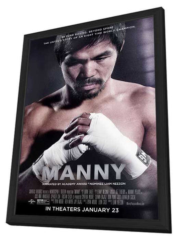 Manny 11 x 17 Movie Poster - Style A - in Deluxe Aluminum Frame