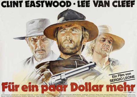 For a Few Dollars More 11 x 17 Movie Poster - Swiss Style F