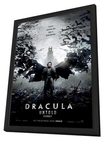 Dracula Untold 11 x 17 Movie Poster - Style B - in Deluxe Aluminum Frame