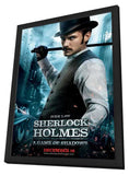 Sherlock Holmes A Game of Shadows 11 x 17 Movie Poster - Style I - in Deluxe Aluminum Frame