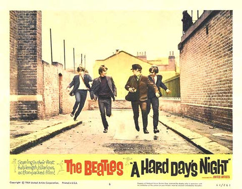 A Hard Day's Night 11 x 14 Movie Poster - Style P