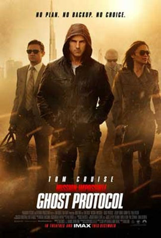 Mission: Impossible - Ghost Protocol Movie Poster Print