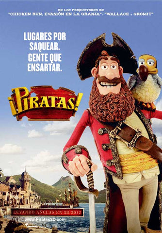The Pirates! Band of Misfits 27 x 40 Movie Poster - Spanish Style A