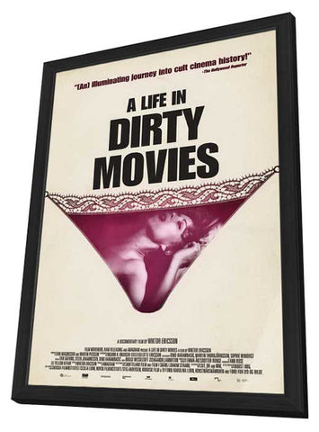 A Life in Dirty Movies 11 x 17 Movie Poster - Style A - in Deluxe Aluminum Frame