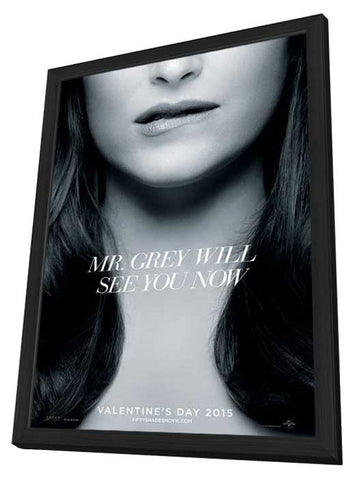 Fifty Shades of Grey 11 x 17 Movie Poster - Style C - in Deluxe Aluminum Frame