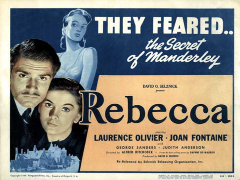 Rebecca 11 x 17 Movie Poster - Style O