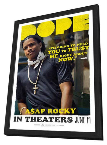 Dope 24 x 36 Movie Poster - Style B - in Deluxe Aluminum Frame