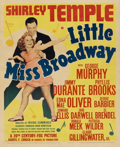 Little Miss Broadway 11 x 17 Movie Poster - Style B