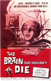 The Brain That Wouldn't Die 11 x 17 Movie Poster - Style A