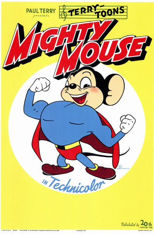 Mighty Mouse 11 x 17 Movie Poster - Style A