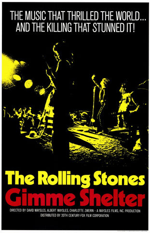 Gimme Shelter - Rolling Stones 11 x 17 Movie Poster - Style A