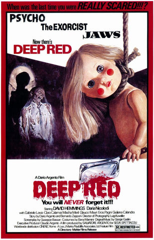 Deep Red 11 x 17 Movie Poster - Style A