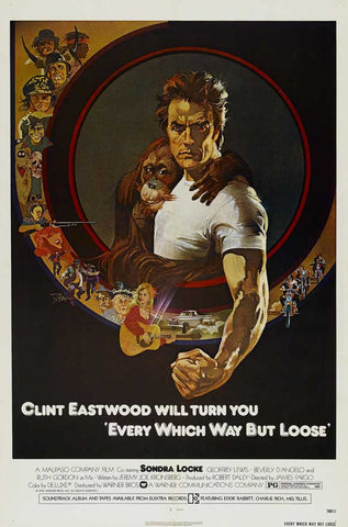 Every Which Way But Loose 11 x 17 Movie Poster - Style B