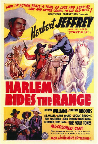 Harlem Rides the Range 11 x 17 Movie Poster - Style A