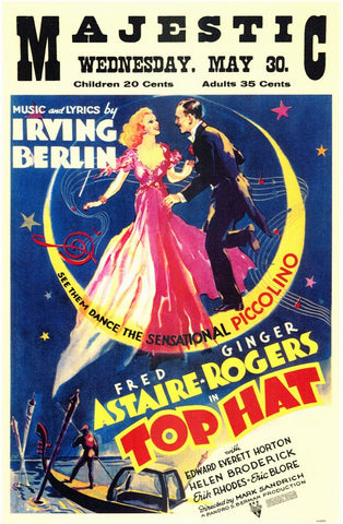 Top Hat 11 x 17 Movie Poster - Style D