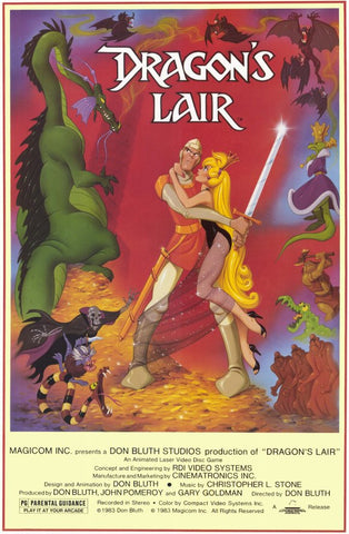 Dragon's Lair 11 x 17 Movie Poster - Style A