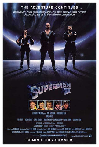 Superman 2 11 x 17 Movie Poster - Style A