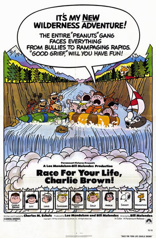 Race For Your Life, Charlie Brown 11 x 17 Movie Poster - Style A