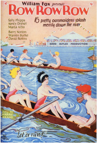 Row Row Row 11 x 17 Movie Poster - Style A