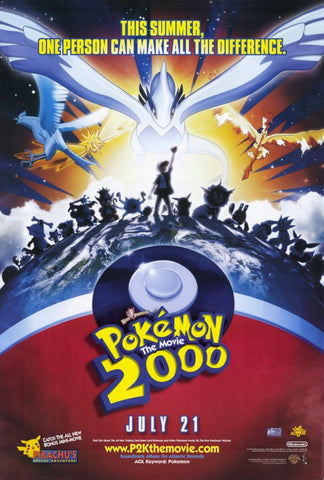 Pokemon the Movie 2000: The Power of One 11 x 17 Movie Poster - Style A