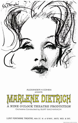 Marlene Dietrich 11 x 17 Movie Poster - Style A