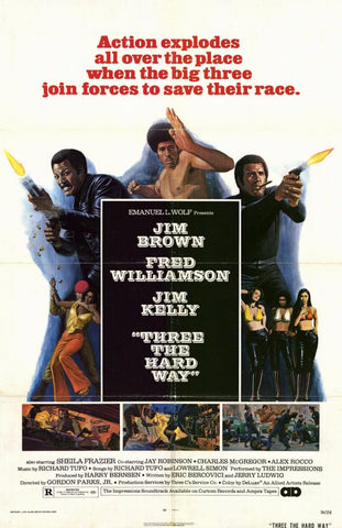 Three the Hard Way 11 x 17 Movie Poster - Style A