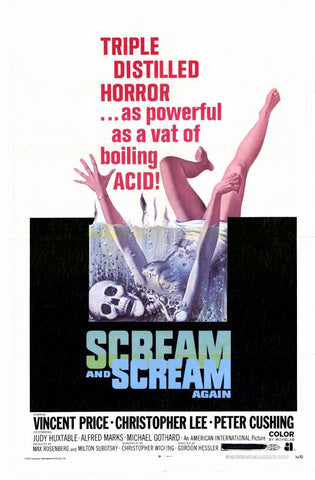 Scream and Scream Again 11 x 17 Movie Poster - Style A