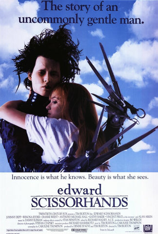 Edward Scissorhands 27 x 40 Movie Poster - Style B