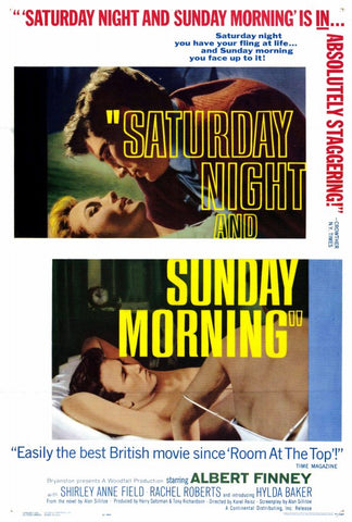 Saturday Night and Sunday Morning 27 x 40 Movie Poster - Style B