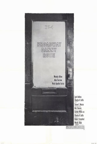 Broadway Danny Rose 27 x 40 Movie Poster - Style A