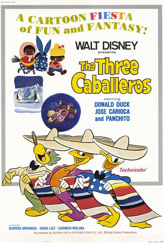 The Three Caballeros 27 x 40 Movie Poster - Style A