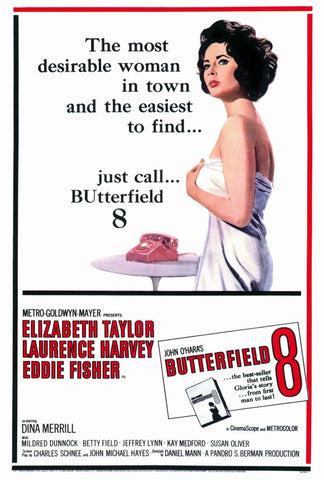 Butterfield 8 27 x 40 Movie Poster - Style A