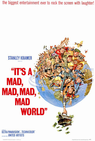 It's a Mad Mad Mad Mad World 27 x 40 Movie Poster - Style A