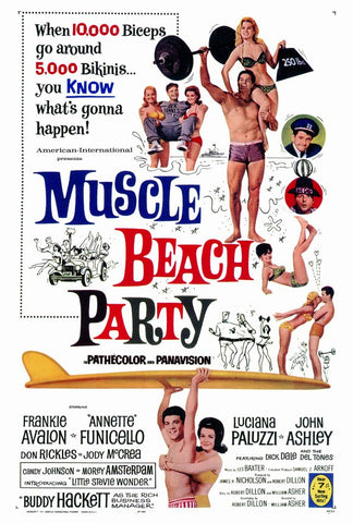Muscle Beach Party 27 x 40 Movie Poster - Style A