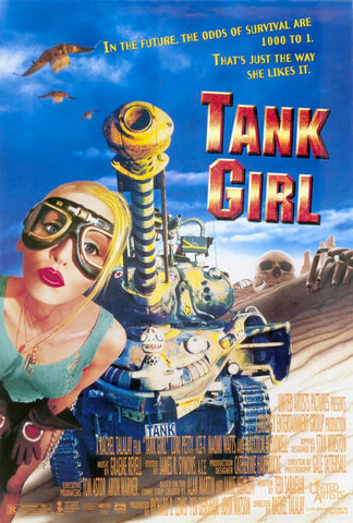 Tank Girl 27 x 40 Movie Poster - Style B