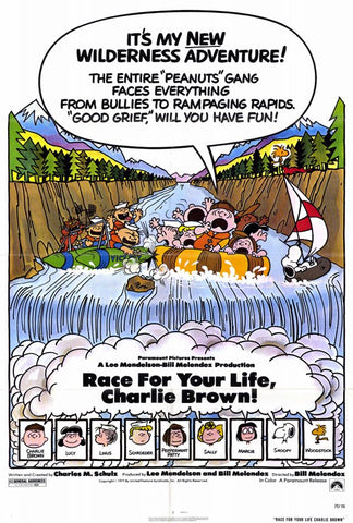 Race For Your Life, Charlie Brown 27 x 40 Movie Poster - Style A