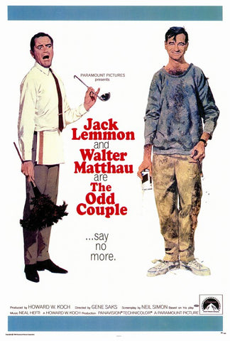 The Odd Couple 27 x 40 Movie Poster - Style A