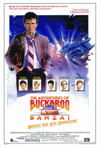 The Adventures of Buckaroo Banzai Across the Eighth Dimension 27 x 40 Movie Poster - Style A