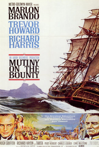 Mutiny on the Bounty 27 x 40 Movie Poster - Style A