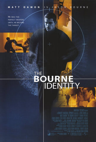 The Bourne Identity 27 x 40 Movie Poster - Style A