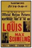 Joe Louis and Max Schmeling 27 x 40 Movie Poster - Style A
