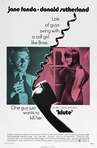 Klute 11 x 17 Movie Poster - Style B