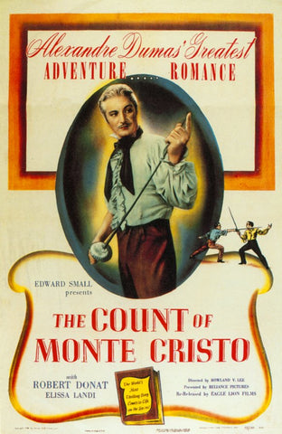 The Count of Monte Cristo 11 x 17 Movie Poster - Style A