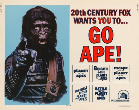 Go Ape (Planet of the Apes) 22 x 28 Movie Poster - Half Sheet Style A